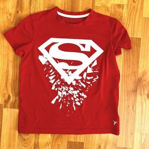 Old Navy & DC Comics Go-Dry Red Superman T-Shirt S (6-7)